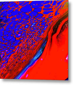 Sitting with Anxiety - Metal Print