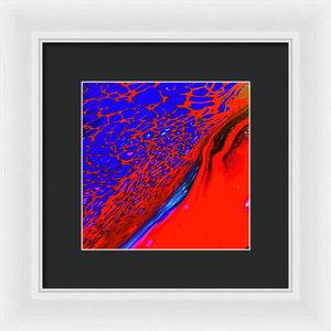 Sitting with Anxiety - Framed Print