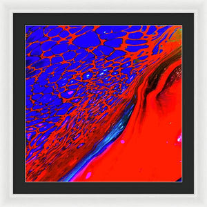 Sitting with Anxiety - Framed Print