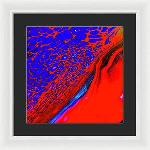 Sitting with Anxiety - Framed Print