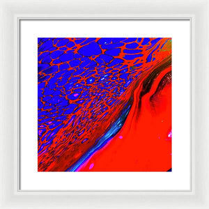 Sitting with Anxiety - Framed Print