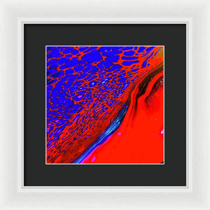 Sitting with Anxiety - Framed Print